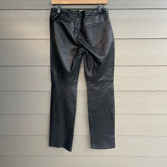 EUC BCBG Max Azria 100% genuine leather pants - Picture 6 of 12